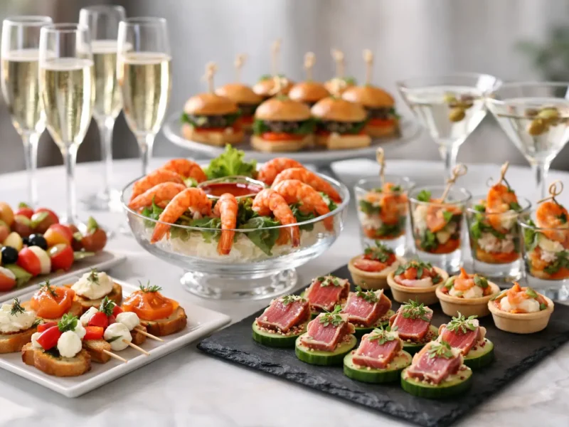 Best Foods for Cocktail Reception Parties
