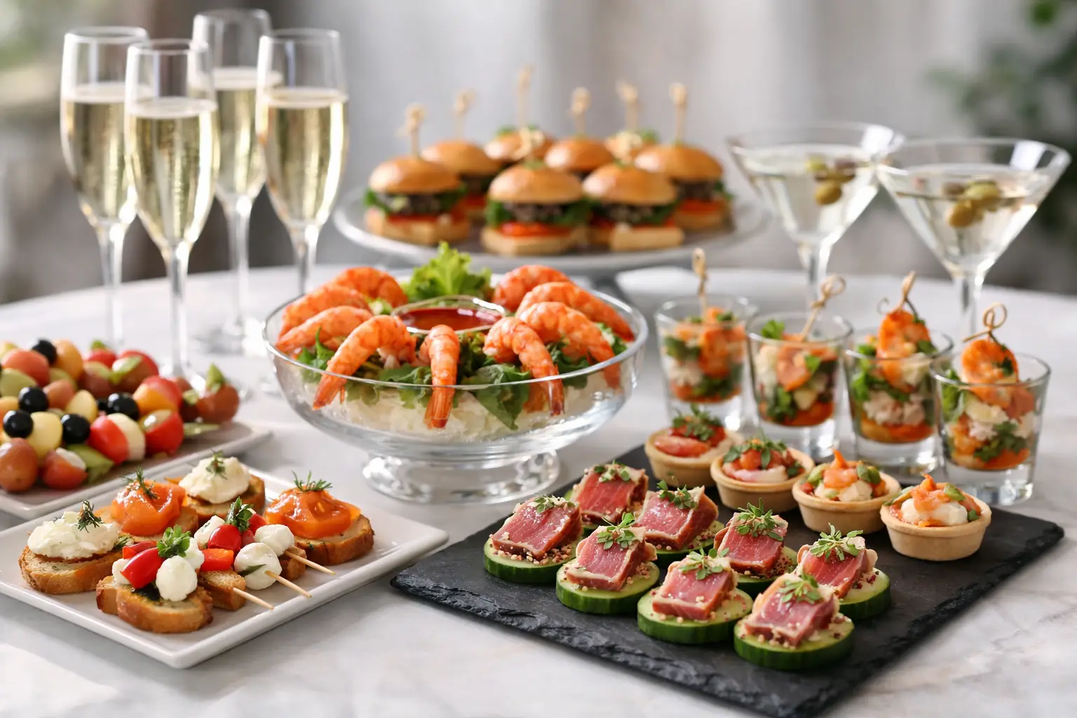 Best Foods for Cocktail Reception Parties